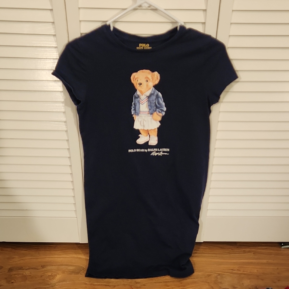 Polo by Ralph Lauren Navy Kids Casual Dress